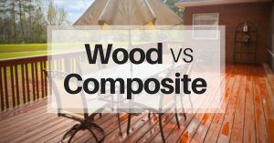 a new deck can be built with wood or composite materials - which one will you choose?