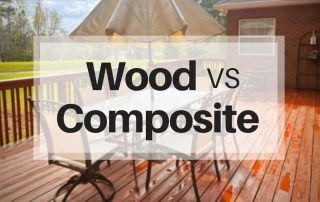 a new deck can be built with wood or composite materials - which one will you choose?