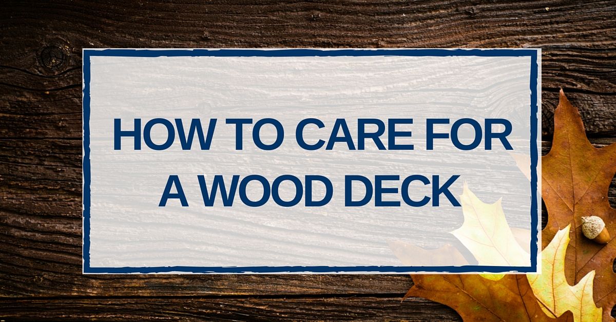 How to Care for Your Hardwood Deck