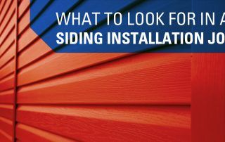 What to Look for in a Siding Installation Job