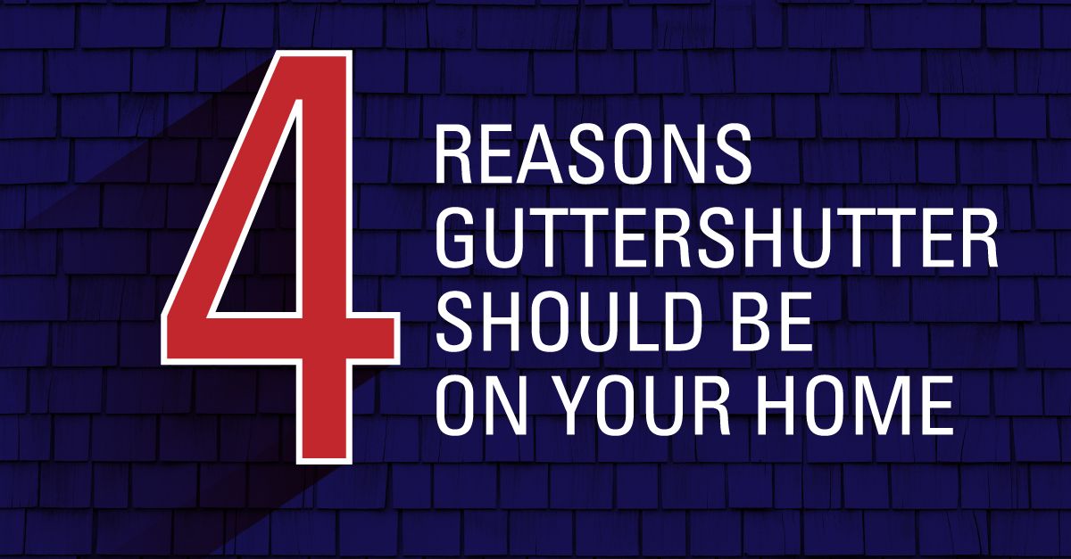 4 Reasons Guttershutter Should Be On Your Home
