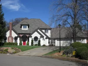 White House with Hip Roof