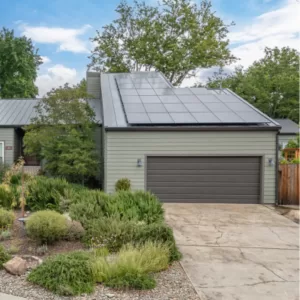 Solar above a garage