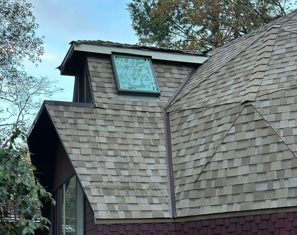 New skylight on roof