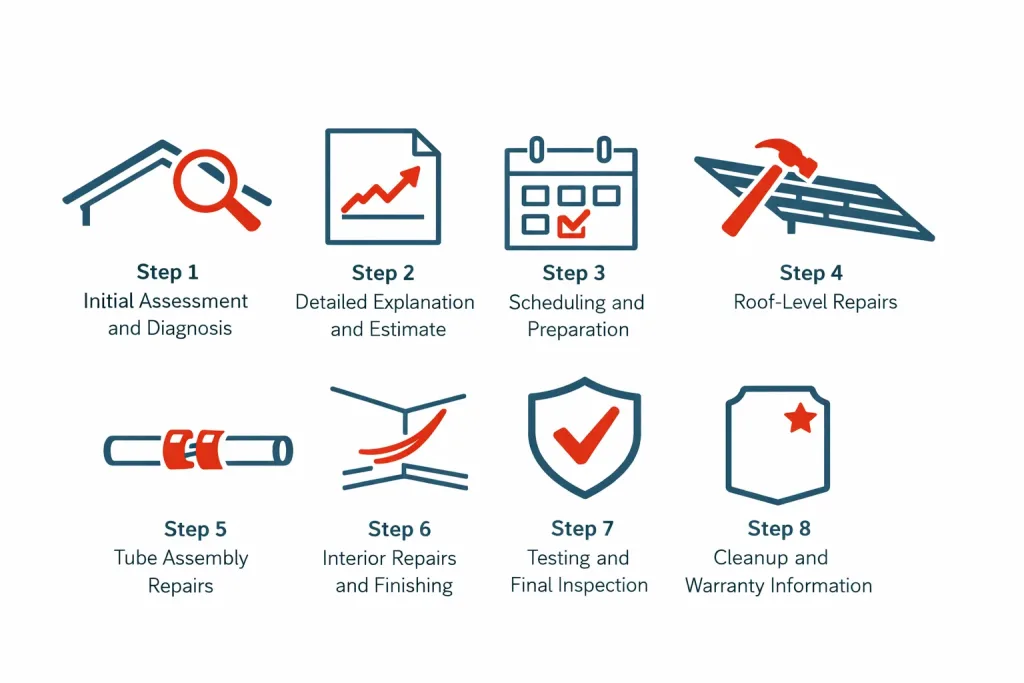 Our Sun Tunnel Repair Process