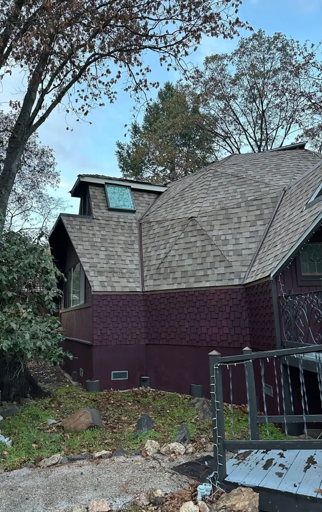 Dome style asphalt shingle home in Roseville