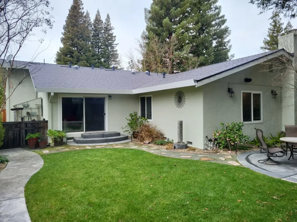 Sacramento Residential home with a roof replacement