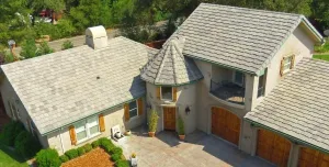 Residential home with slate roof in Sacramento