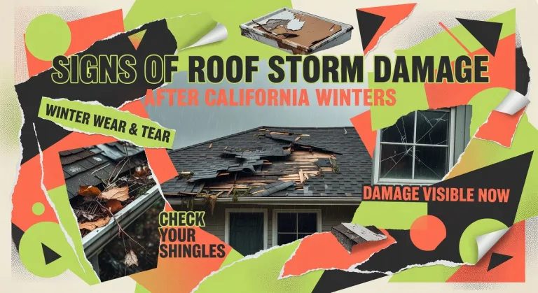 Signs of Roof Storm Damage After California Winters
