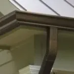 gutters on a residential home