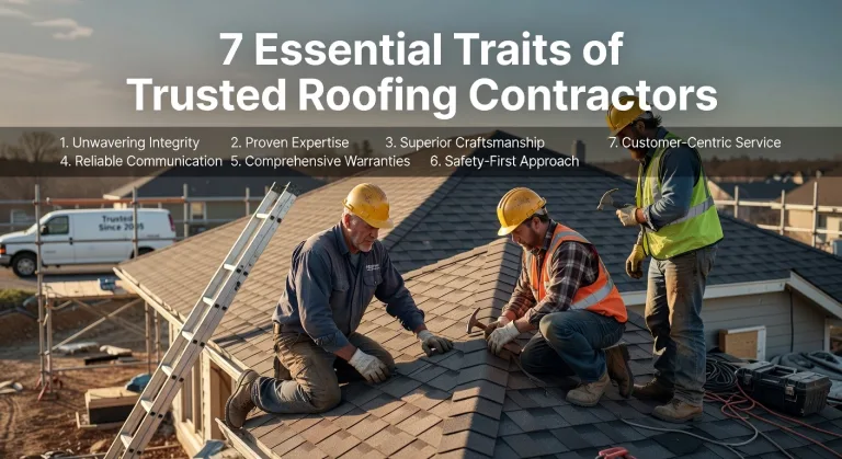 7 Essential Traits of Trusted Roofing Contractors