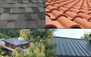 4 Roofing Materials Illustrated: Asphalt Shingles, Tile, Flat Roofing & Metal